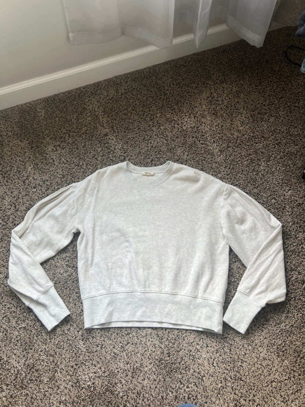 Madewell Light Gray Crewneck Sweatshirt